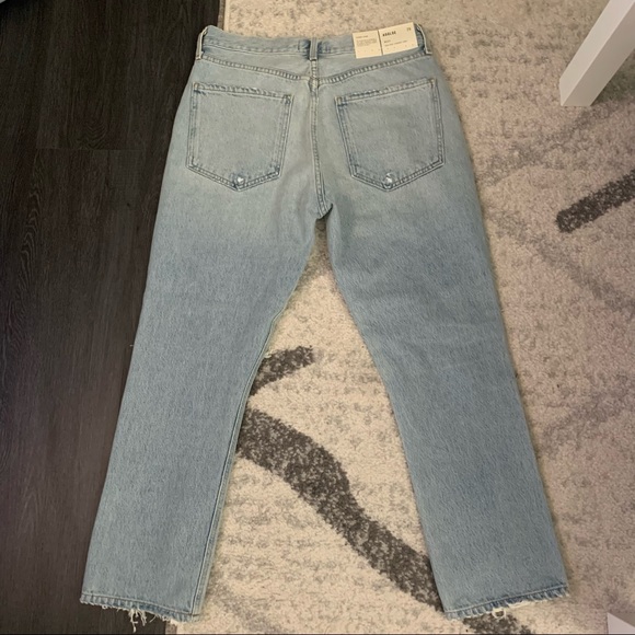AGOLDE Riley High Rise Straight Leg Jeans